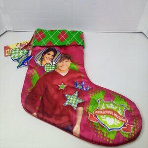 High School Musical Stocking Christmas 17" Fabric Satin Holiday